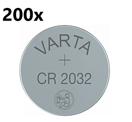 200x Varta CR2032 - 3V - bulk