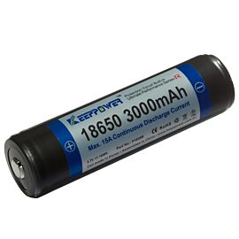 Keeppower 18650 3000mAh (protected) - 15A