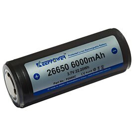 Keeppower 26650 6000mAh (protected) - 10A