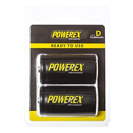 2 D Maha Powerex Precharged - 10000mAh