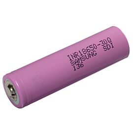 Samsung INR18650-30Q 3000mAh -  15A button top