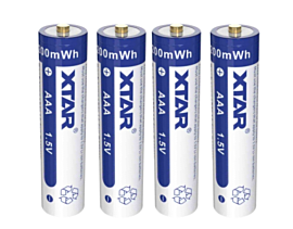 4 AAA Xtar / R03 680mAh (protected) - 1.5V